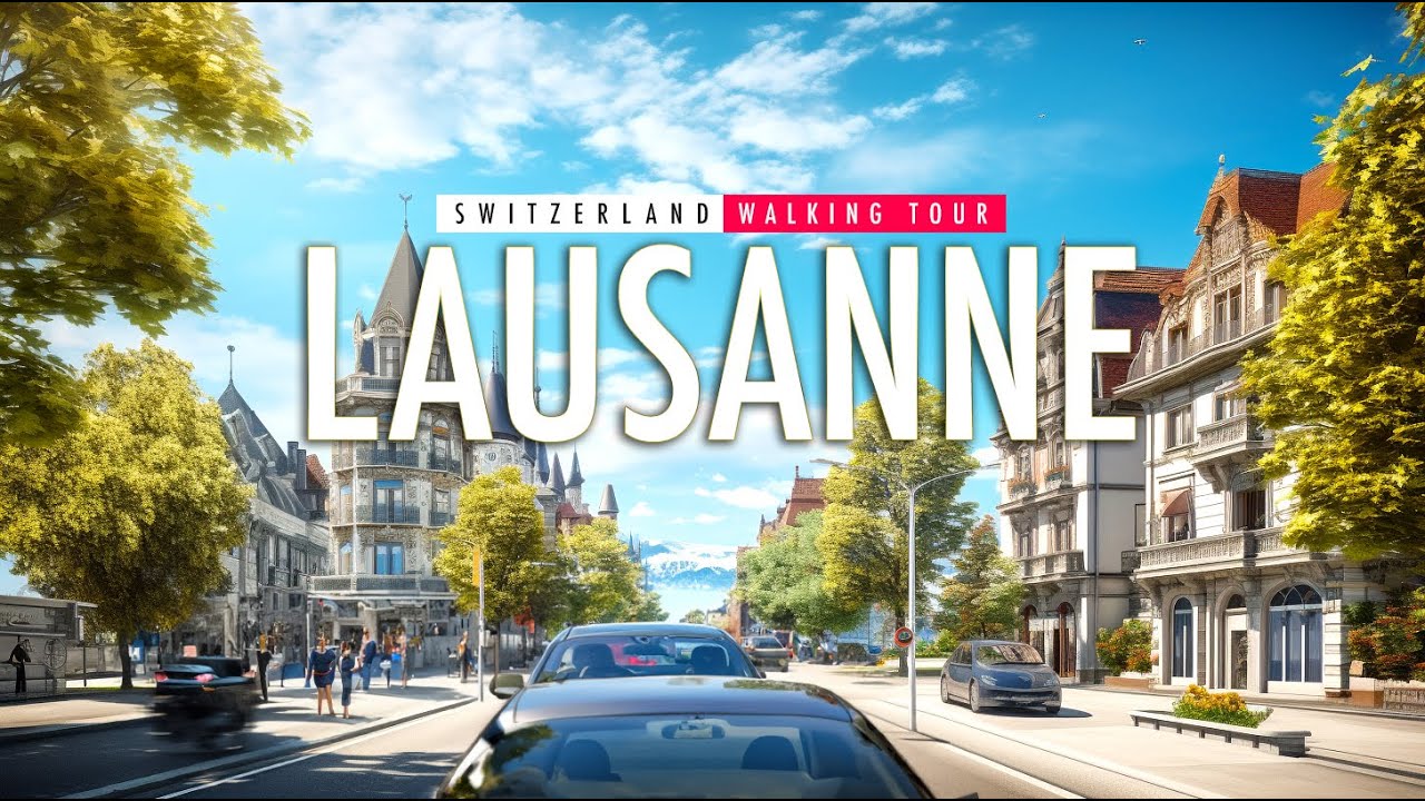 Geneva, Swiss | Lausanne Palace | Tur Jalan Kaki 4K