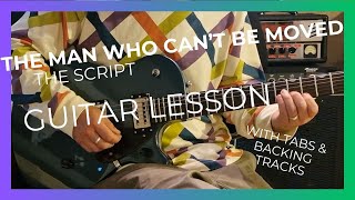 The Man Who Can't Be Moved - The Script - Easy Guitar Lesson with Backing Tracks & TAB