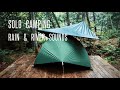 SOLO CAMPING IN THE RAIN | Next to a river | Regional Park Mount Ouareau