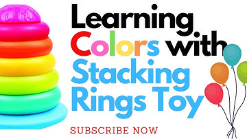 Learn Colors with Stacking Rings I Finger Family Colors for Children and kids