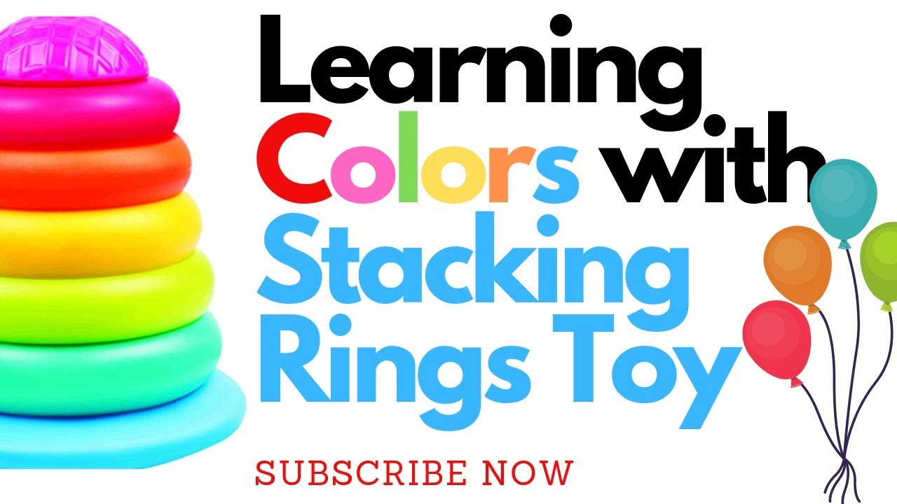 Learn Colors with Stacking Rings I Finger Family Colors for Children and kids