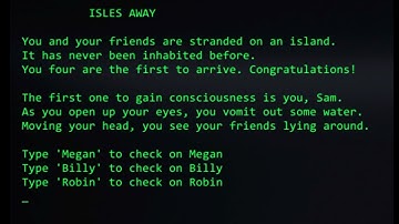 Isles Away - My Text-Based Game Jam Entry (Trailer)
