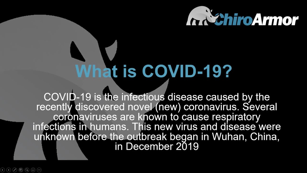 COVID 19 OSHA Compliance Training Webinar for Chiropractic