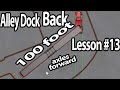 Trucking Lesson 13 - BACKING UP A 100 FOOT TRAILER!!! part 2