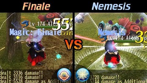 Toram Online - Finale vs Nemesis, Magic Damage Comparison