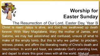 Easter Sunday Live Worship - March 31, 2024, St. Pauls Lutheran Church, Cambridge ON