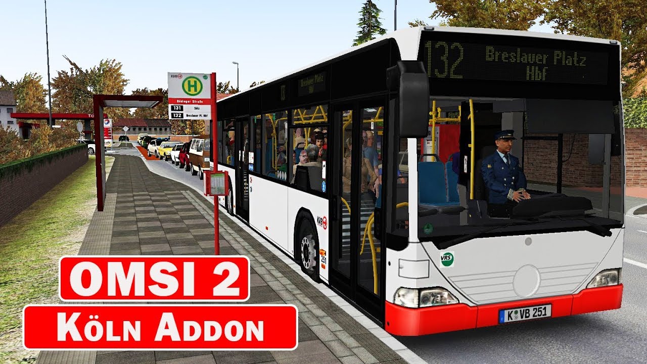 OMSI 2 KÖLN  : Unterwegs auf der Linie 132 am Stadtrand | BUS-SIMULATOR