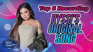 [Behind the scenes] Top 6 Recording: Ryssi's Original Song | Idol Xclusive Pass | Idol PH S2