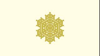 Cellular automaton snowflake in OpenSCAD