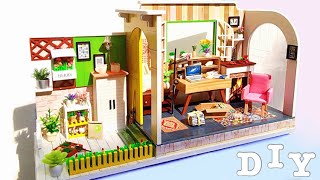 DIY Miniature Dollhouse Kit | Workspace |  Miniature with Jenny