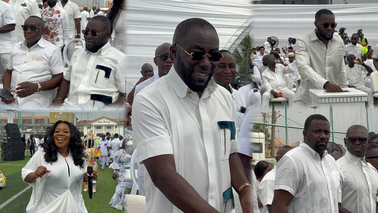 Dr Osei Kwame Despite sprays cash on Piesie Esther at their annual thanksgiving service👏