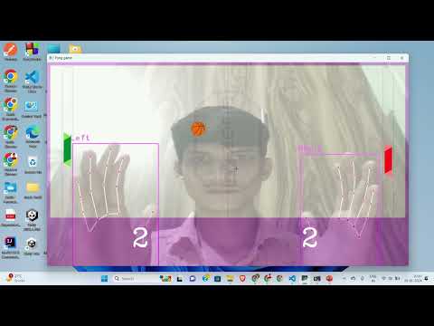 Play Pong with Your Hands! 🤯 | Hand Tracking Game using OpenCV & cvzone