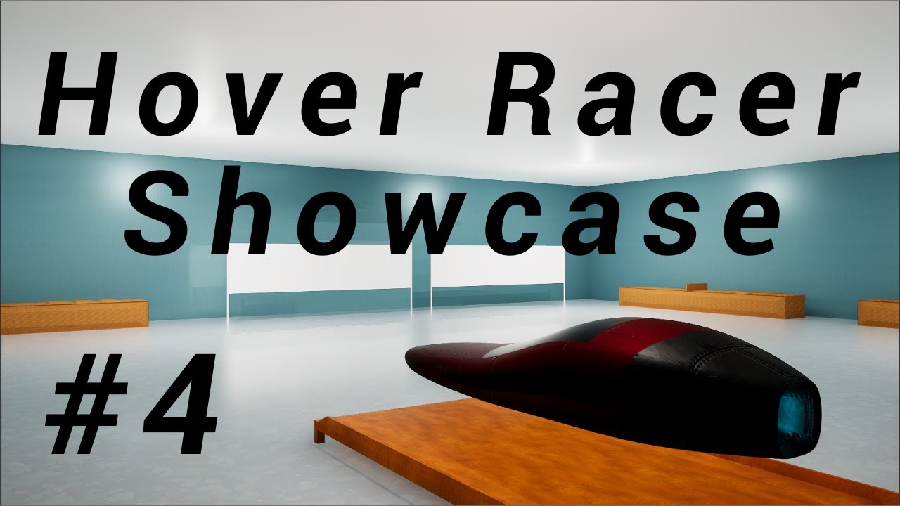 Hover Racer Showcase #4 - New Thruster Particles, Improved Braking and ...