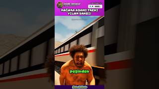 MAĞARA ADAMI TRENİ YILAN SANDI 😂