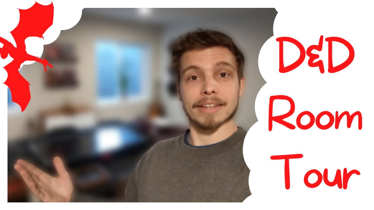 🎲D&D Room Tour! 🐲 My D&D Setup