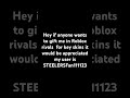 Just looking for key skins or skin cases tbh #fypシ゚viral #roblox #sab #trending #funny #nfl #rivals