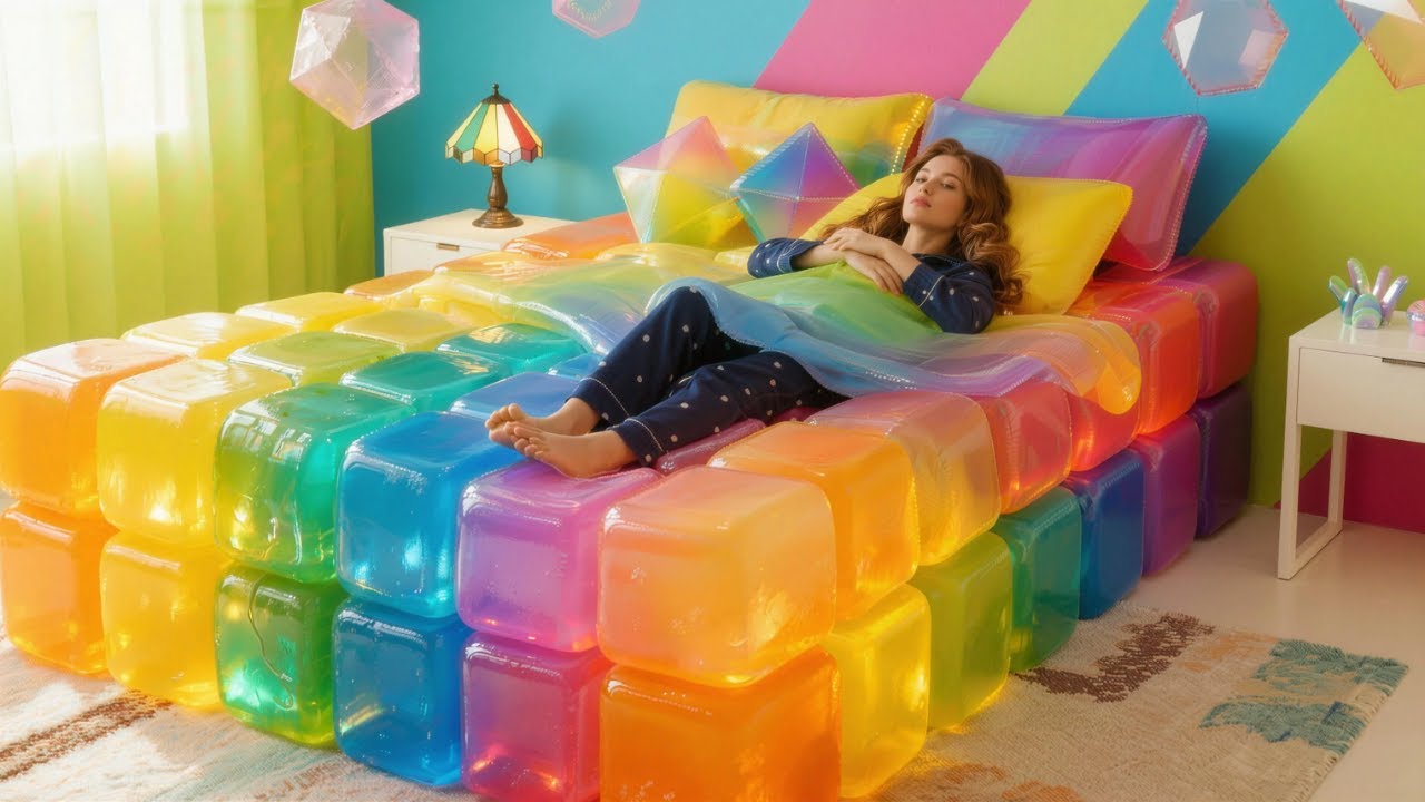 Which Fantasy Bed Would You Choose? 🛏️🦋 Oddly Satisfying AI ASMR | Dreamy Visual ASMR No Talking