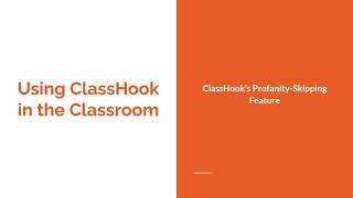 ClassHook Training #5 - Safe &amp; Ethical Video Use