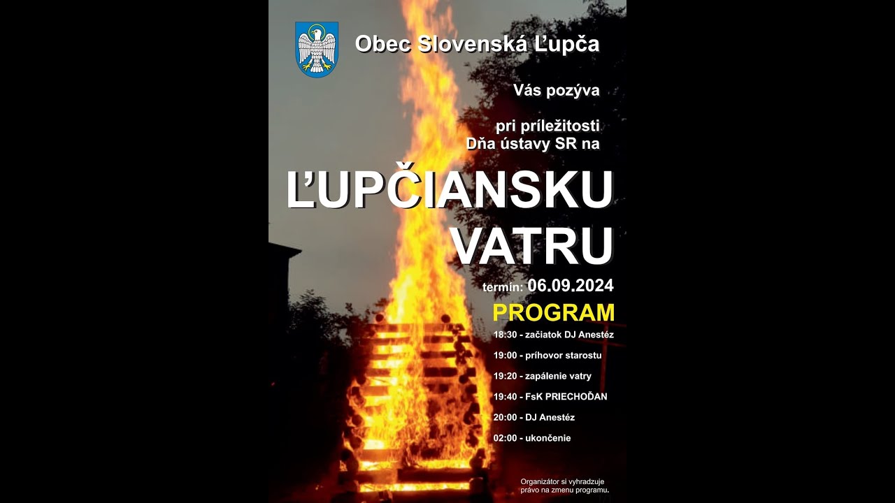 6.9.2024 - Ľupčianska vatra