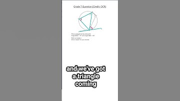 Alternate Segment Theorem #mathsgcse #maths #gcses2024 #revision #revise #study #learnontiktok