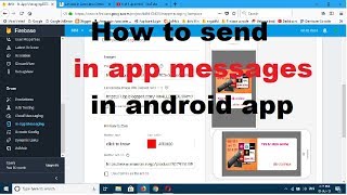 How to send in app messages in android app firebase console screenshot 4