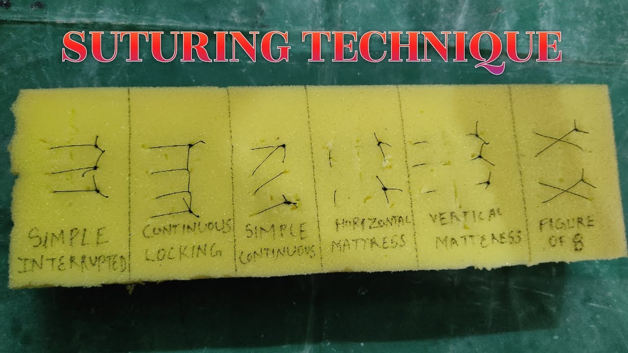 SUTURING TECHNIQUES DENTAL PRACTICAL ORAL SURGERY DENTORAL GURU YouTube