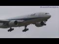 Crosswind Landing - by All Nippon Airways (ANA) Boeing 777-200ER 【JA717A】
