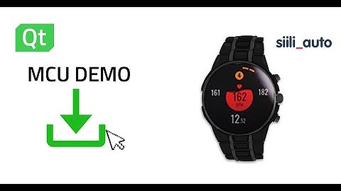 Qt for MCUs - Wearable smartwatch demo by Siili Auto - NXP Microcontroller