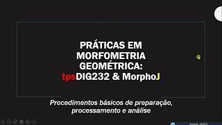 Ferramentas para Morfometria Geométrica - TPSUtil
