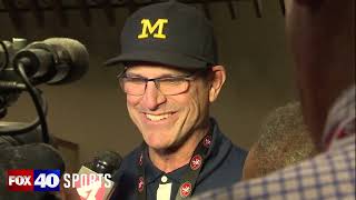 Michigan coach Jim Harbaugh returns to Levi's Stadium for 49ers Alumni Weekend