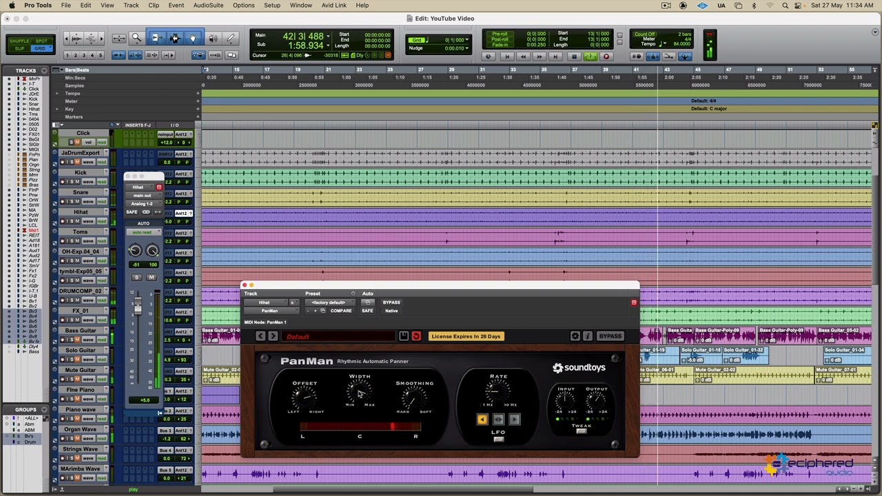 Soundtoys Panman On Hihat (Pro Tools)