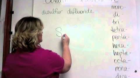 Writing Binary Covalent Formulas