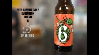 Beer Advent Day 5 Lot No 6 Double IPA Evolution Craft Brewing Beer Review