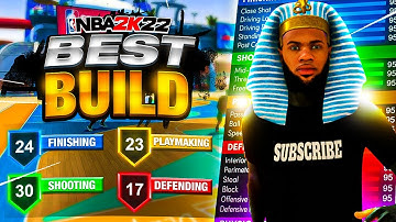 THE BEST OVERPOWERED GUARD BUILD on NBA 2K22! BEST BUILD NBA 2K22!