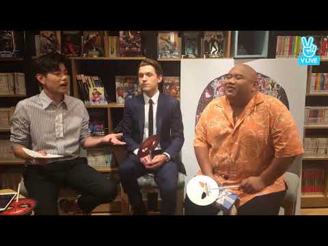 Spiderman homecoming: Tom Holland, Jacob Batalon, Eric nam korean interview