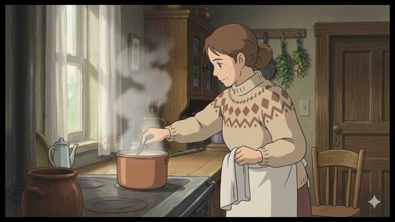 Winter Days in the Countryside | Hand-Drawn Ghibli-Style 2D Animation