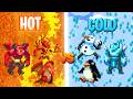 Hot 🥵 vs Cold 🥶 in WorldBox