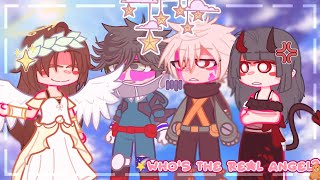  ꒷꒦ ° ` • . Who's the real angel? ୨ ࣪˖࣪! ? || Gacha Club || Bnha || Afterlife AU