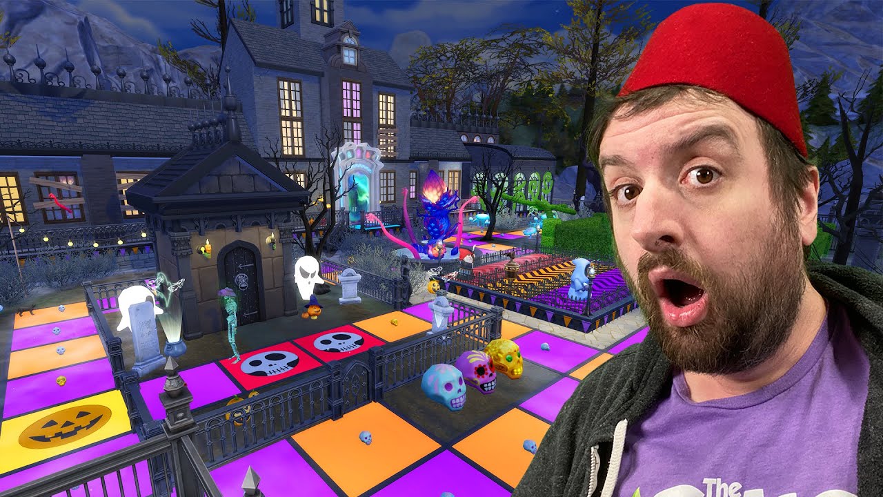 Haunted Board Game built and can be played in the Sims 4