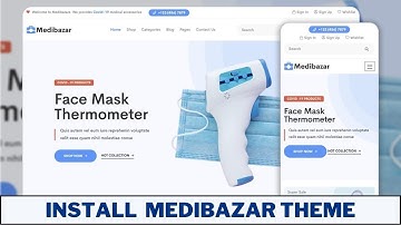 Free MediBazar II How To Install Medibazar In Wordpress II Wordpress