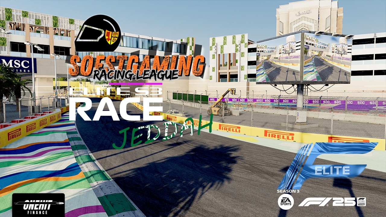Soestgaming Racing League Elite | Season 3 | Rennen 4 | Jeddah | powered by OneHit Finance