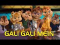 Gali gali mein kgf movie song 2022 rocking star yash neha kakkar  mouni roy chipmunk version