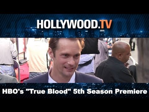 Alexander Skarsgard at "True Blood" 5th season pre...