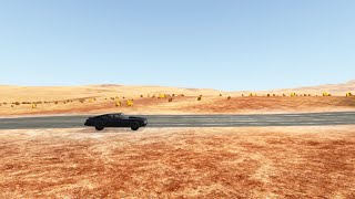 BeamNG Drive - High speed on Desert Highway