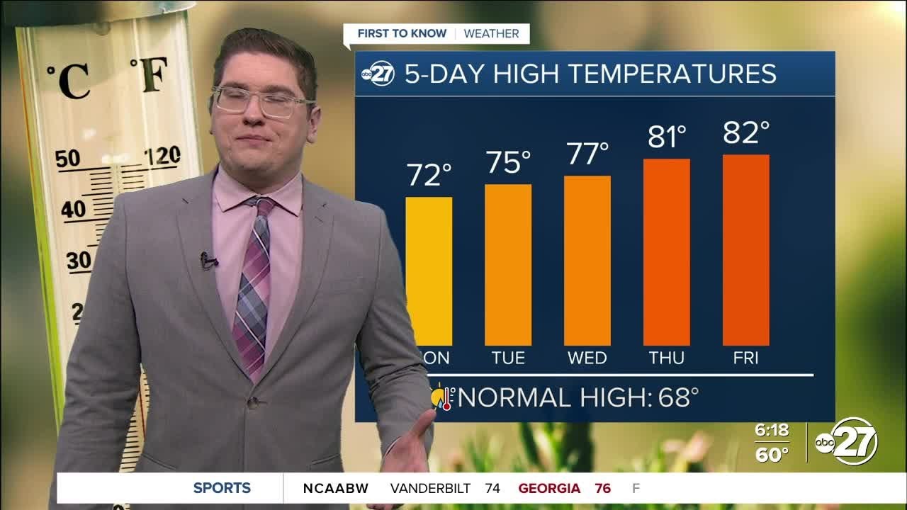 First To Know Weather - An unseasonably warm week ahead - YouTube