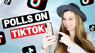 How To Make Polls On TikTok (On-Screen Tutorial)
