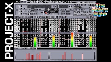 Project X, Amiga OctaMED view [60FPS]
