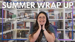 Summer Reading Wrap Up: Romance Edition