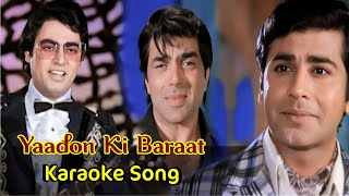 Yaadon Ki Baarat Nikli Hai Karaoke Song || Sarega Musical