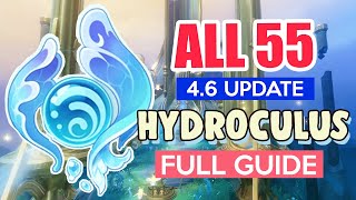 How to: GET ALL 55 HYDROCULUS FONTAINE 4.6 UPDATE | COMPLETE GUIDE FULL TUTORIAL | Genshin Impact